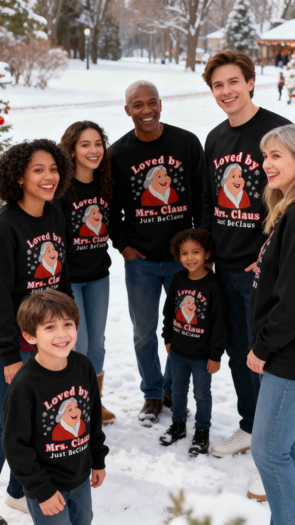 Just BeClaus Unisex Crew Neck Sweatshirt
